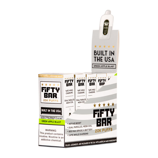 Fifty Bar Hawaiian Nectar internal mesh coil technology diagram showing e-liquid flow