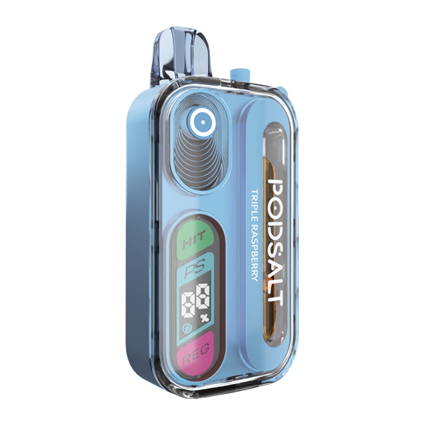 foger refill pods - A side-by-side comparison of a foger refill pod alongside its components – mesh coil, mouthpiece, e-liquid window – with labels explaining each feature