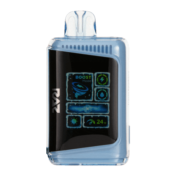 A close-up view of a refillable FOGER pod showing mesh coil and e-liquid, illustrating the technology behind the best foger vape flavors