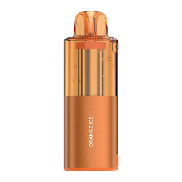 foger vape battery - Foger vape battery charging via USB-C, demonstrating the safety LED indicator