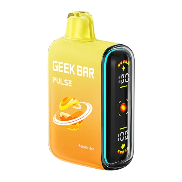 juicy peach ice geek bar user inserting USB-C cable
