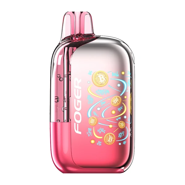 Detailed view of mesh coil technology inside a high-capacity foger vape refill compatible style device