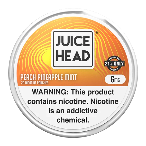 juicehead juice Peach Pineapple Mint pouch
