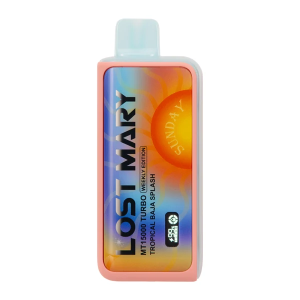 lost mary hawaiian popsicle flavor - Tropical Baja Splash Lost Mary MT15000 Turbo Sunday