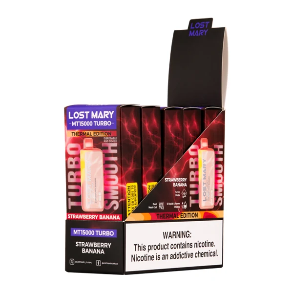 Strawberry Banana Lost Mary MT15000 Turbo