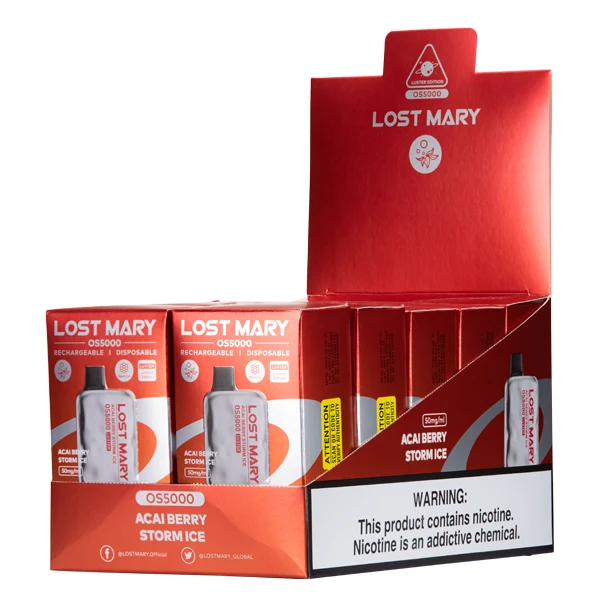 Acai Berry Storm Ice Lost Mary OS5000 Luster