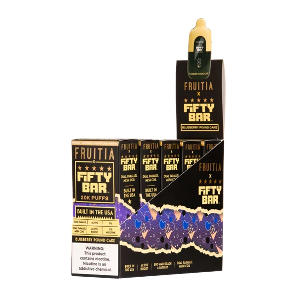 Blueberry Pound Cake FRUITIA X Fifty Bar 20k