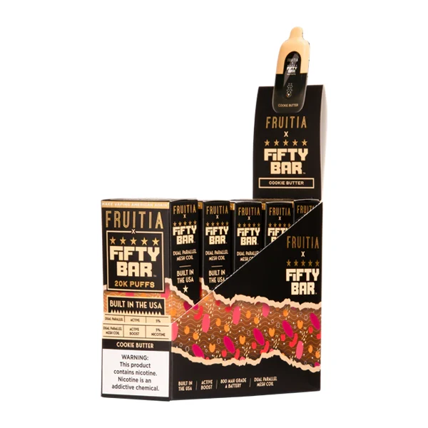 Cookie Butter FRUITIA X Fifty Bar 20K