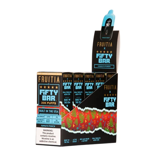 Island Punch FRUITIA X Fifty Bar 20K