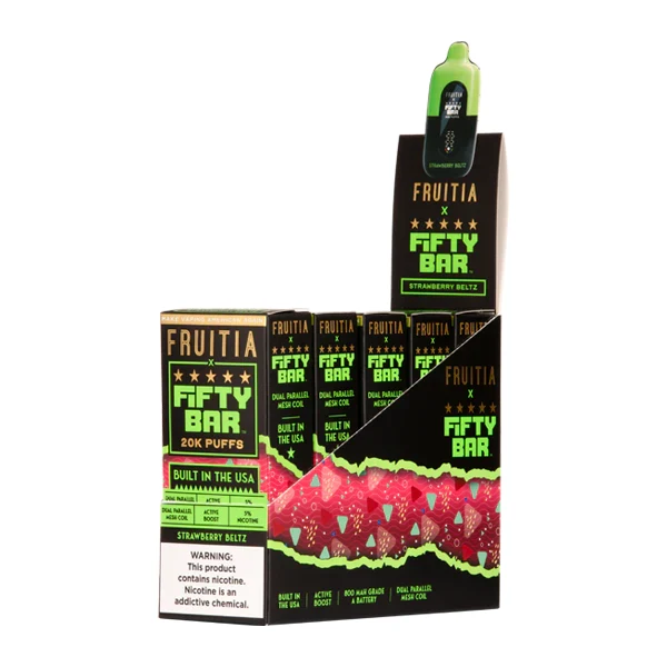 Strawberry Beltz FRUITIA X Fifty Bar 20K