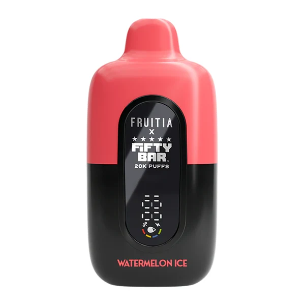 Watermelon Ice FRUITIA X Fifty Bar 20K