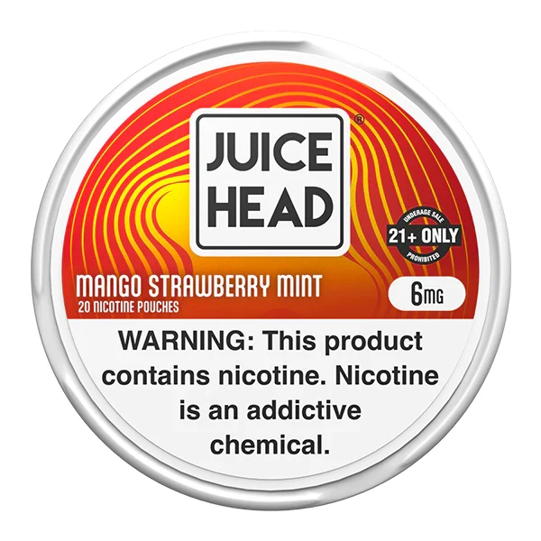 Mango Strawberry Mint Juice Head Pouches