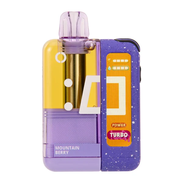 A high-quality image of a modern raz vape box device sitting on a clean desk, Alt text: raz vape box design and aesthetics