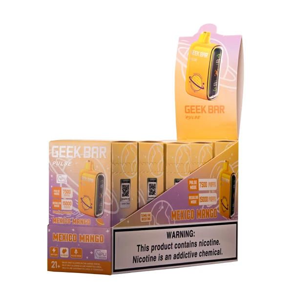 A group of vapers enjoying different flavors of Foger BIT 35K, with emphasis on the foger nicotine percentage information on the packaging.